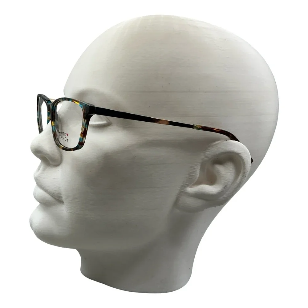 Hard Candy Sweet As Pie HCV18 Eyeglasses Frames Brown Blue Tortoise 54-16-140